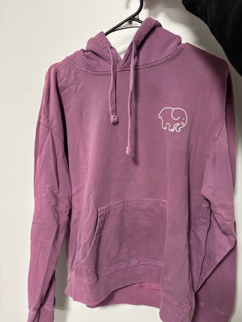 ivory ella Dusty Mauve Elephant Pullover Hoodie